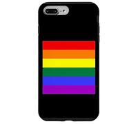 Colorful Gay Pride Flag Rainbow Colors Lesbian Gay Rights Carcasa para iPhone 7 Plus/8 Plus