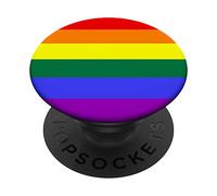 Colorful Gay Pride Flag Rainbow Colors Lesbian Gay Rights PopSockets PopGrip Adhesivo