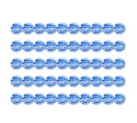 Colorful Glass Marble - 50 Grains Assorted Set, Polished Round Beads, Bright Transparent Spheres | Creative Craft Supply For School Projects Garden Decor Aquarium Vase Filling Art DIY Activities