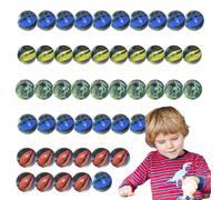 Colorful Glass Marble, Handmade Mixed Colored Decoration, Glass Small Planet Marble for Aquarium, Vases, Fish Tank, Unique Decorative Orbs for Home Decor, 1.6cm