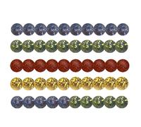 Colorful Glass Marble, Handmade Mixed Colored Decoration, Glass Small Planet Marble for Aquarium, Vases, Fish Tank, Unique Decorative Orbs for Home Decor, 1.6cm