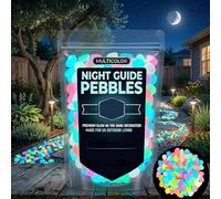 Colorful Glow-in-the-Dark Garden Stones,Glow in The Dark Rocks Outdoor,Night Guide Pebbles,Luminous Stepping Stones for Landscaping Aquarium Fish Tank Patio Walkway Yard Decor (1000, Mix)