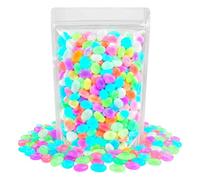 Colorful Glow in the Dark Garden Stones Rocks Pebbles, 2026 Mixed Color Luminous Glow Stones for Outdoor Landscaping, Glowing Pebbles for Garden Pathway Patio Lawn Yard (Colorful,200Pcs)