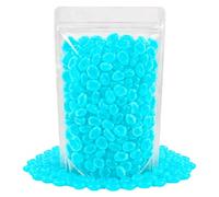 Colorful Glow in the Dark Garden Stones Rocks Pebbles, 2026 Mixed Color Luminous Glow Stones for Outdoor Landscaping, Glowing Pebbles for Garden Pathway Patio Lawn Yard (Blue,200Pcs)