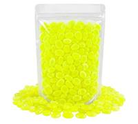 Colorful Glow in the Dark Garden Stones Rocks Pebbles, 2026 Mixed Color Luminous Glow Stones for Outdoor Landscaping, Glowing Pebbles for Garden Pathway Patio Lawn Yard (Yellow,400Pcs)