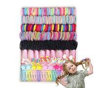 Colorful Hair Accessories Set - Cute Styling Pack, Elastic Bands Ponytail Holders | Vibrant Hair Decor for Party Birthday Outfit Fun Dressing Moments Enhancing Creative Looks Charm