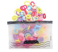 Colorful Hair Bobbles For Women Girl Childresn Scrunchies 100pcs Elastic Hairbands For Various Looks Hair Bobbles For Women