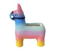 Colorful Horse Planter, Decorative Flower Planter Succulent Pot, Rainbow Horse Flower Pot, Creative Flower Pot Design 4.33x2.17x5.12 for Indoor, Outdoor Decor (Multicolor)