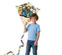 Colorful Kite for Kids & Adults, Easy to Fly Kids Kite for Beach Trip Park Outdoor Family Games and Activities