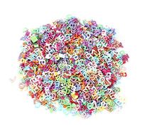 Colorful lentejuelas Party Confeti Nail Decor Material Accesorios para el globo de cumpleaños de boda (Números 0-9 Color Mixto)