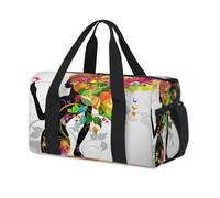 Colorful Magic Girl - Bolsas deportivas para niños, niñas, mujeres, hombres, niñas, para pasar la noche, fin de semana, bolsa de viaje para llevar al gimnasio, bolsas de lona casuales