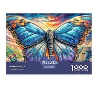 Colorful Mariposa Rompecabezas 1000 Piezas,Puzzle Difícil para La Familia - Tiempo De Calidad Y Diversión 70x50cm/1000pcs