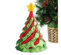Colorful Mini Christmas Tree Resin Christmas Tree ¦ 5x5x7.5cm Winter Table Decor with Seasonal Display, Holiday Trees Resin with Red Green White Decoration, Stylish Pine Figurines, Miniature