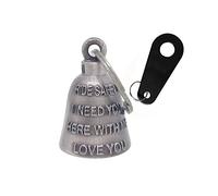 Colorful Motorcycle Bell with Hanger for Biker, Good Luck Biker Bells & Motorcycle Accessories, Key Chain for Luck