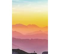 Colorful Mountains Journal: Blank 6x9 inch Lined Notebook with 200 Pages, Special Memory Pages, and Pen Test Page for Writing, Notes, and Reflections