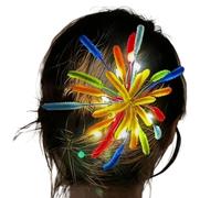 Colorful New Year Hair Pins Lightweight Non Slip Barrettes Decorative Hair