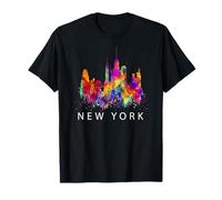 Colorful New York City with Splash Colors, New York City Camiseta
