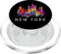 Colorful New York City with Splash Colors, New York City PopSockets PopGrip para MagSafe