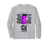 Colorful New YorkCity Gummy Bear Bite Me Artwork Graphic Manga Larga