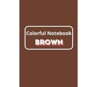 Colorful Notebook BROWN: Perfect for Journaling, Note-Taking, and Creative Writing - Eco-Friendly, Durable, and Stylish