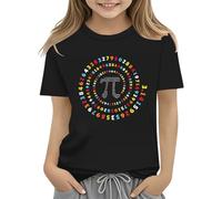 Colorful Number Day Math Kids T Shirt Number Day 2025 School Math Day Top Number Day T Shirts Math Lovers T Shirt Bunny Girl, Negro , 4-5 años