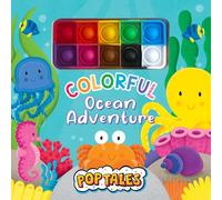 Colorful Ocean Adventure - Libro de tablero de cuentos para niños con juguete antiestrés