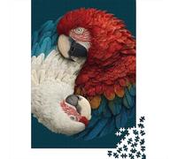 Colorful Parrot Yin Yang Art Rompecabezas Imposible,desafío for Adults Entretenimiento Creativo 1000 Piezas Obra De Arte De Juego De para Adultos, Regalos A Partir De 14 Años 52x38cm/1000pcs