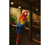 Colorful Parrots 150 Piece Jigsaw Puzzles for Adults, Colourful, Challenging & Brainteasing Adult Puzzles 150 Pieces Animals, Fun jigsaws for The Whole Family 14x10 Inch
