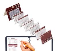 Colorful Planner Stickers, Monthly Calendar Tabs, 2026 Adhesive Removable Stickers with Easy Peel Feature, Daily Organizer Labels, Journaling with Functional Design, Adults Students for Home