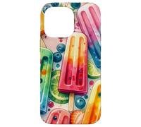 Colorful Popsicle Fruit Summer Sweet Fun Tropical Look Carcasa para iPhone 14 Pro MAX