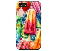 Colorful Popsicle Fruit Summer Sweet Fun Tropical Look Carcasa para iPhone SE (2020) / 7/8