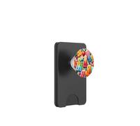 Colorful Popsicle Fruit Summer Sweet Fun Tropical Look PopSockets PopWallet para MagSafe