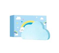 Colorful Rainbow Bath Ball, Floating Cloud Toy, Fun Bath Sphere with Surprise, Soft Foam Shower Ball, Kids Sensory Play for Bathroom Kids, Boys Girls Home Pool Garden Water Time Usage