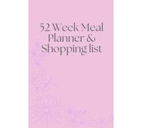 Colorful Rainbow Weekly Meal Planner & Grocery List: 52 Undated Tear-Off Pages - Clean 7-Day Menu Planning Journal for Family Meals, Nutrition Tracking, and Organized Shopping