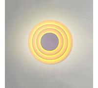 Colorful Round Wall Sconce Nordic Indoor LED Hardwired Wall Lamp Creative Multi-Layer Circle Wall Light 6W Chic Art Home Decor Lighting Fixture For Living Room Room
