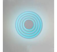 Colorful Round Wall Sconce Nordic Indoor LED Hardwired Wall Lamp Creative Multi-Layer Circle Wall Light 6W Chic Art Home Decor Lighting Fixture For Living Room Room