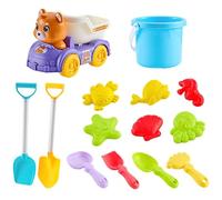 Colorful Sand Toys Set - Sandbox Building Kit, 14 Piece with Easy Build, Kids Toy with Fun Play, Boys Girls Toy for Backyard Yard, Sand Kit for Birthday School Home Beach