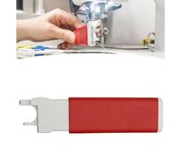Colorful Sewing Machine Threading Tool, Colorful Threading Tool with Magnet, Easy Needle Inserter Aid for Everyday Clothing Repairs, Automatic Needle Threader (Red)
