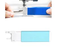 Colorful Sewing Machine Threading Tool, Colorful Threading Tool with Magnet, Easy Needle Inserter Aid for Everyday Clothing Repairs, Universal Quilting Craft Accessory (Light Blue)