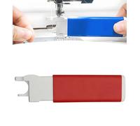 Colorful Sewing Machine Threading Tool, Colorful Threading Tool with Magnet, Easy Needle Inserter Aid for Everyday Clothing Repairs, Universal Quilting Craft Accessory (rojo)
