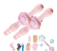 Colorful Smoke Bubble Machine & Elastic Bubble Fog Wand, Magic Interactive Fog Smoke Bubble Machine with Elastic Smoke Effect, Fun Indoor Outdoor Accessories, for Party, Festival (Pink#2)