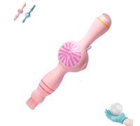 Colorful Smoke Bubble Machine,Interactive Fog Bubble Machine For Party,Handheld Fog Bubble Blower for Adults,Elastic Bubble Fog Wand with Elastic Smoke Effect, Lightweight Design (Pink)