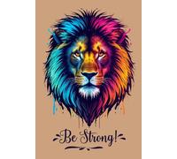 Colorful Splash Lion Notebook: Lined Journal - 120 Pages - 60 sheets - Ruled 6x9 Inches - 120 Pages - 60 sheets.