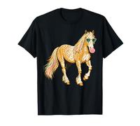 Colorful Spotted Horse Bubble Gum Pony Lover Girls Camiseta