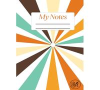 Colorful Striped Journal for Women & Teens: Lined Diary Notebook for Daily Writing, Thoughts, Goals & Reflections - Soft Matte Cover