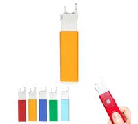 Colorful Threading Tool, Colorful Sewing Machine Threading Tool, Easy Needle Inserter Aid for Everyday Clothing Repairs, Universal Craft Quilting Gadget Accessories Threader (Orange)