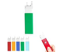 Colorful Threading Tool, Colorful Sewing Machine Threading Tool, Easy Needle Inserter Aid for Everyday Clothing Repairs, Universal Craft Quilting Gadget Accessories Threader (Green)