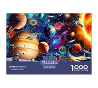 Colorful Universe Sistema Solar 1000 Piezas Puzzle Niños Regalo DecoracióN Familiar Entretenimiento Adultos 52x38cm/1000pcs