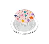 Colorful Vintage Star Doodle Aesthetic Cosmic Art PopSockets PopGrip para MagSafe