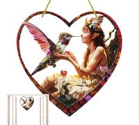 Colorful Window Accents | Unique Home Accessories | Sun Catcher Art, Outdoor Fairy Decor, Charming Window Hangings, Lightweight Garden Decorations, Creative Sunlight Decor